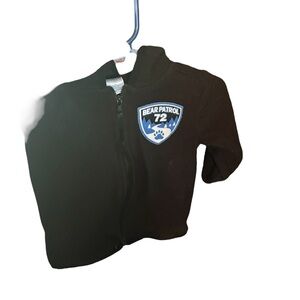 Kids Black Zip-Up hoodie